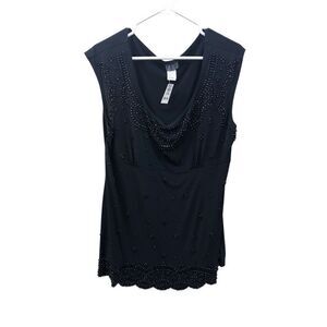 First Glance Extra Large (XL) NWY Beaded Top Great for Holiday Outfits